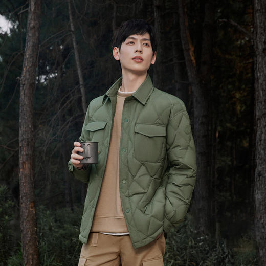 波司登2023新款男士短款工装风秋冬外套百搭时尚休闲轻薄羽绒服B30135307 商品图0