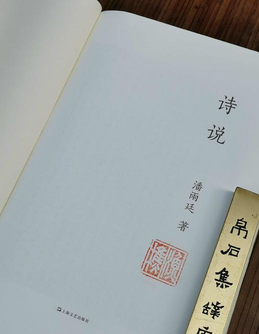 毛边+铃印本：《诗说》 精装32开，潘雨廷著，上海文艺出版社。2023年10月 一版一印
定价：98 售价：78.4 商品图5