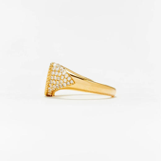 订购10周到｜Yvonne Leon-OVALE FULL-9K黄金 椭圆满钻 女士 戒指［法国设计师］ 商品图2