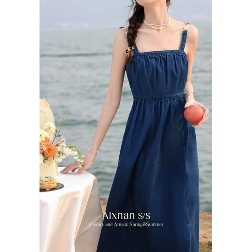 【65折秒杀】鹿向南《西部情书》早春复古连衣裙L33672 商品图3