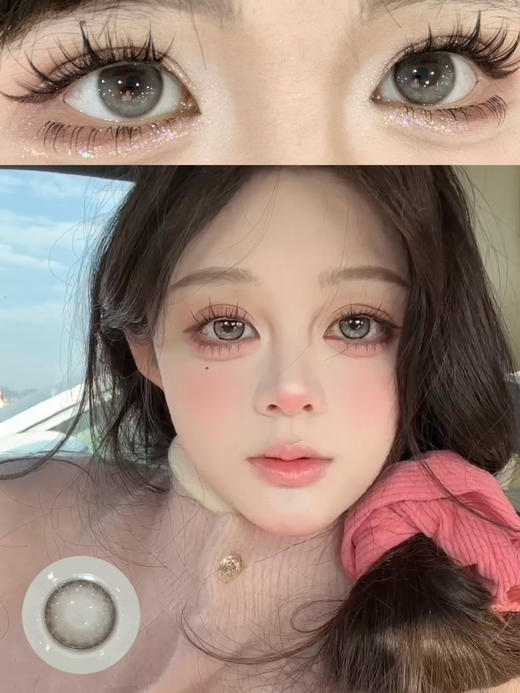 【日抛和月抛双版本 】一滴水珠cherrybee 中直径14.2mm 着色13.4参考值 、 商品图0