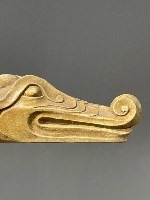 褐釉龙首文房案头摆件，顺丰包邮 商品图7