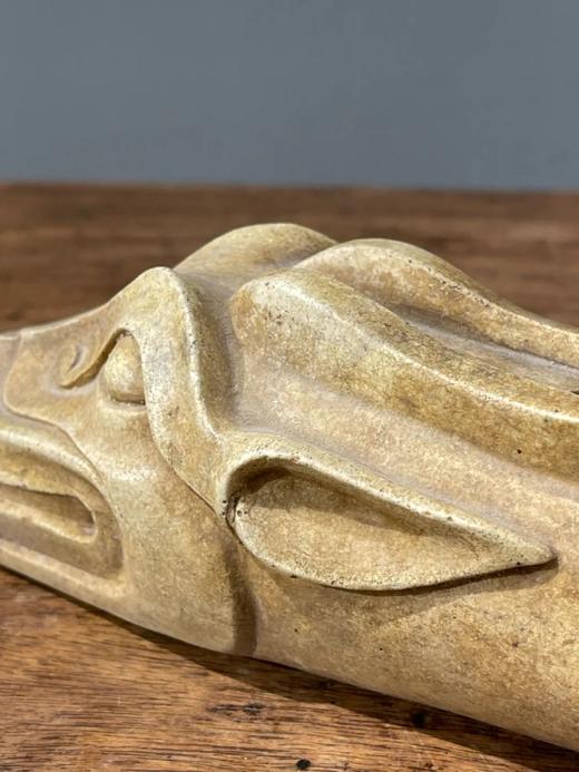 褐釉龙首文房案头摆件，顺丰包邮 商品图4