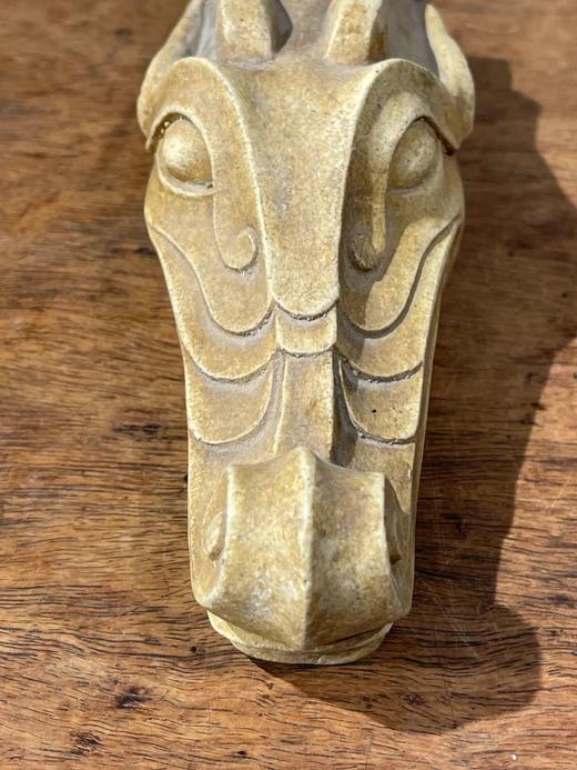 褐釉龙首文房案头摆件，顺丰包邮 商品图10