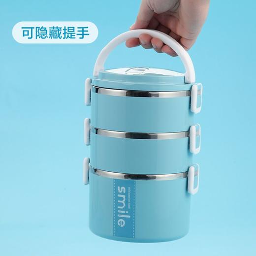 食品级加高不锈钢保温饭盒上班族饭盒学生女多层便当盒保温桶分格 商品图3