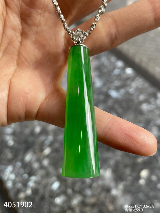 明艳绿无事柱吊坠【4051902】具体价格微信咨询 商品图5
