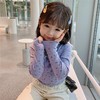 【福利款】【碎花打底衫，洋气上衣爆款！！】女童春装2024新款儿童长袖T恤，春秋半高领碎花打底衫宝宝洋气上衣，洋溢春光暖意，宝贝时尚穿搭！ 商品缩略图2