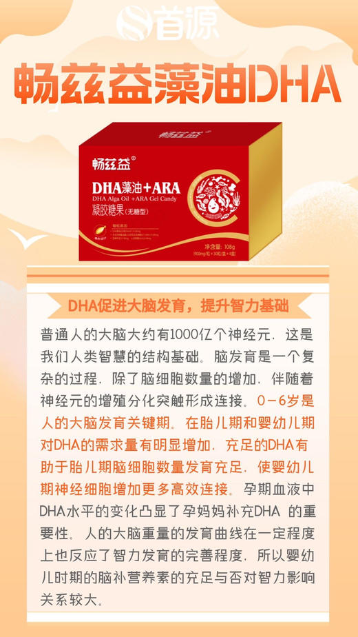 【畅兹益DHA藻油+ARA凝胶糖果】一盒150元，活动买一送一，共两盒150元. 商品图3