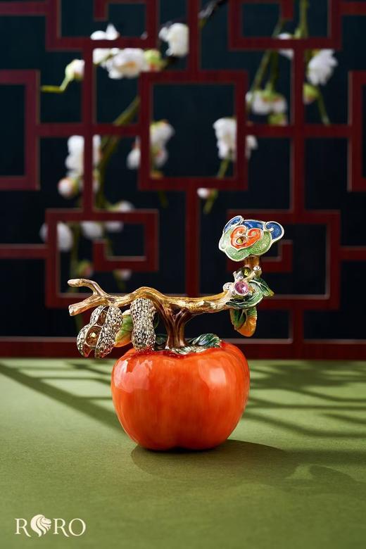 5F隆昌瓷器珐琅彩好事连连摆件 商品图0