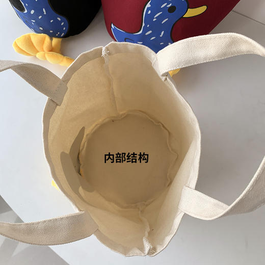 日式饭盒袋子手提包上班族带饭便当包小学生可爱手提帆布袋装饭包 商品图3