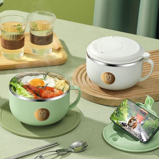 泡面碗带盖304不锈钢宿舍用学生方便面泡面神器筷套装 商品图8