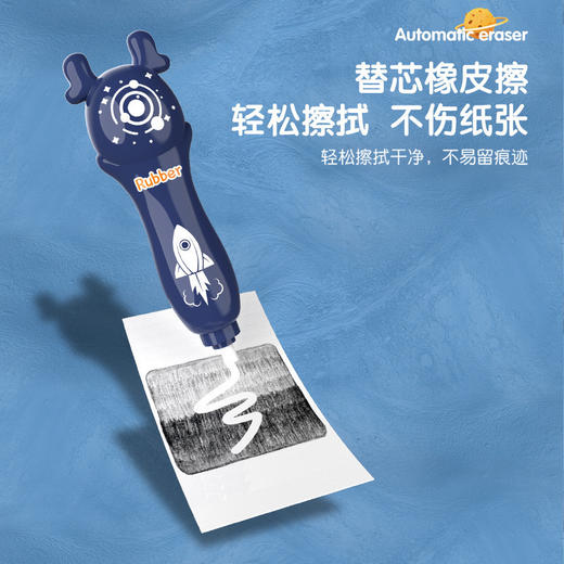 【文具套装助力，学习一飞冲天！】电动文具三件套学生学习用品开学礼物，自动削笔橡皮擦文具套装礼盒，一份实用的开学礼物，也是学生们的好帮手！-QQ 商品图1