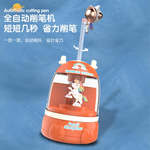 【文具套装助力，学习一飞冲天！】电动文具三件套学生学习用品开学礼物，自动削笔橡皮擦文具套装礼盒，一份实用的开学礼物，也是学生们的好帮手！-QQ 商品图3