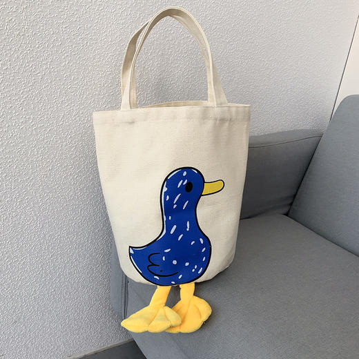 日式饭盒袋子手提包上班族带饭便当包小学生可爱手提帆布袋装饭包 商品图5