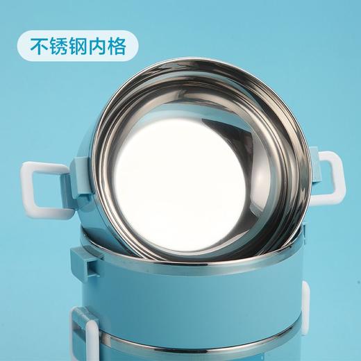 食品级加高不锈钢保温饭盒上班族饭盒学生女多层便当盒保温桶分格 商品图5