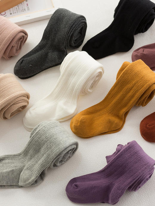 新款儿童连裤袜春秋精梳棉中大码女童连裤袜宝宝打底裤一件代发 商品图0