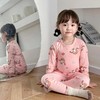 儿童球衣秋裤套装春秋长袖a类纯棉打底内衣家居服男女童宝宝睡衣 商品缩略图1