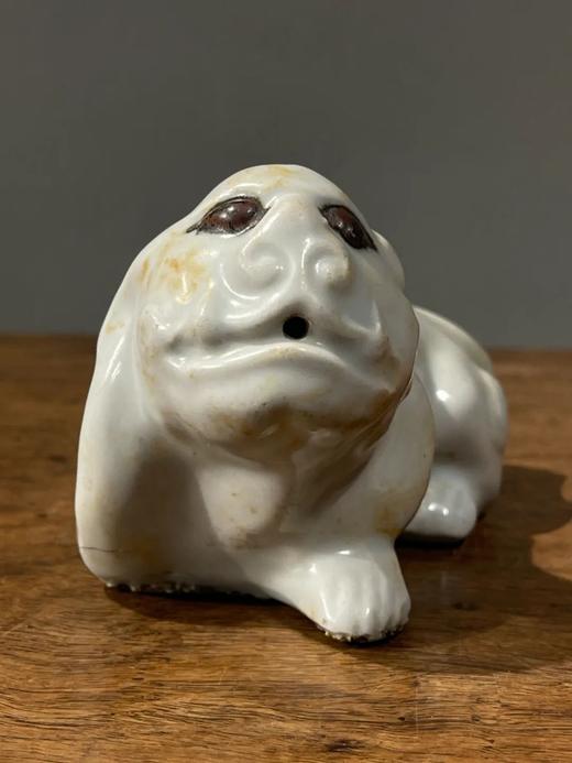 白瓷褐彩瑞狮形水注，顺丰包邮 商品图8