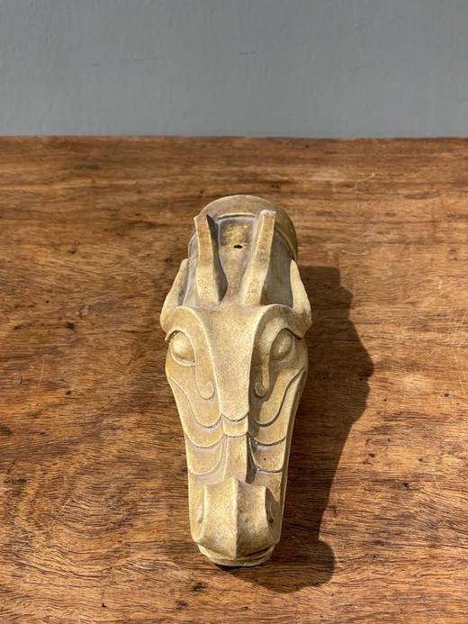 褐釉龙首文房案头摆件，顺丰包邮 商品图8