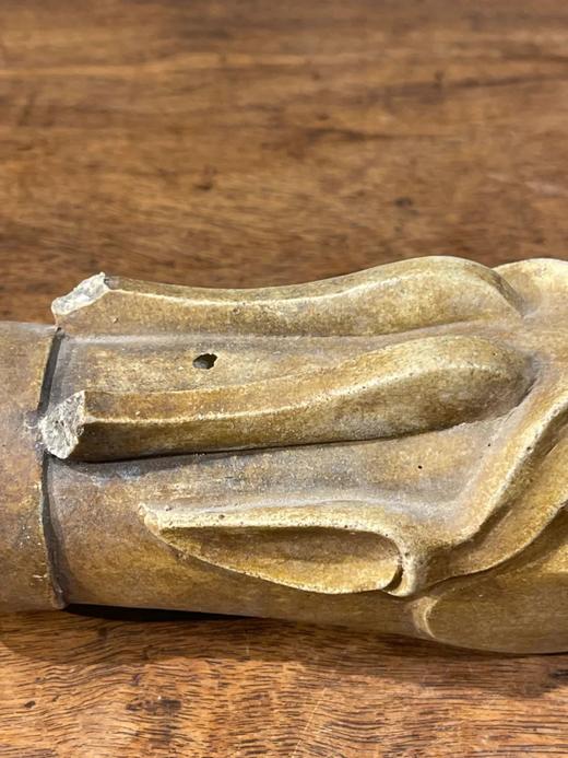 褐釉龙首文房案头摆件，顺丰包邮 商品图2