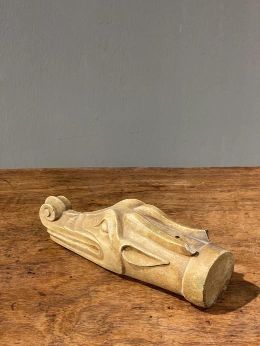 褐釉龙首文房案头摆件，顺丰包邮 商品图3