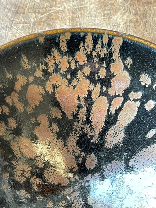 洒褐斑黑釉斗笠型大碗，顺丰包邮 商品图14