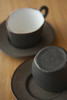 安藤雅信&百草生活17｜19｜21外黑内白咖啡杯套组 商品缩略图5