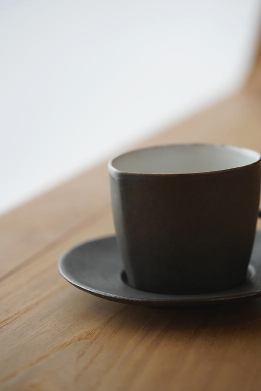 安藤雅信&百草生活17｜19｜21外黑内白咖啡杯套组 商品图11