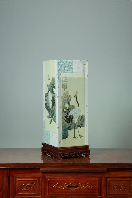 粉彩工艺长啸一声天地安镶器 商品图0