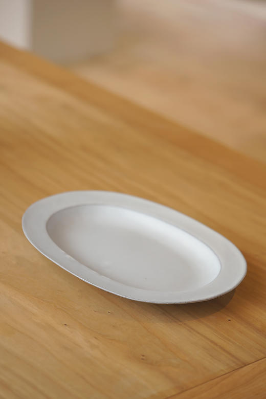 安藤雅信&百草生活55椭圆细边皿 商品图0