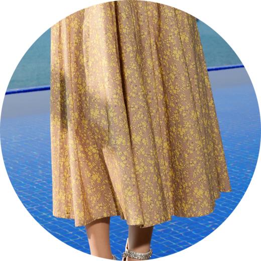 -椒房色100%棉连衣裙HJ1S47 商品图7