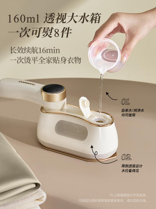 大宇电熨斗烫斗家用蒸汽小型手持挂烫机熨烫机干湿两用烫衣服便携式 商品图2