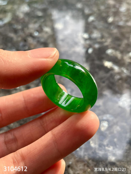 帝王绿满色扳指【3104612】具体价格微信咨询 商品图3