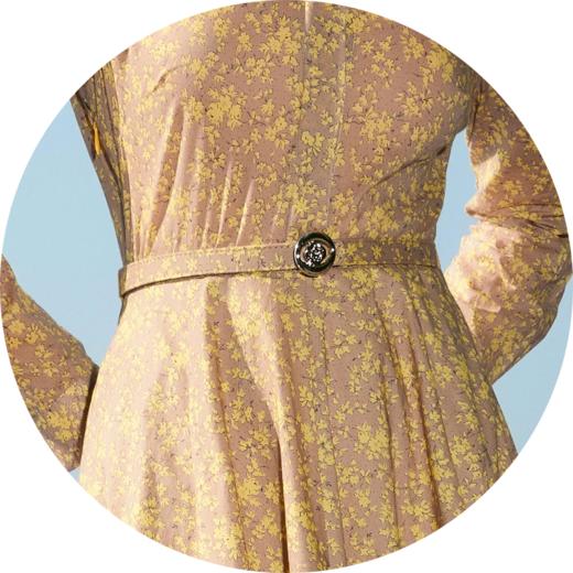 -椒房色100%棉连衣裙HJ1S47 商品图6