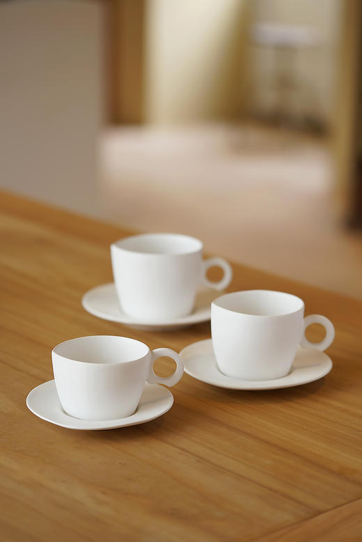 安藤雅信&百草生活11｜13｜15白釉咖啡套杯 商品图0