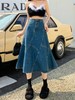 百搭中裙新款【气质牛仔裙 流行文艺半身裙女】慵懒潮流 自然腰ins时尚 商品缩略图0
