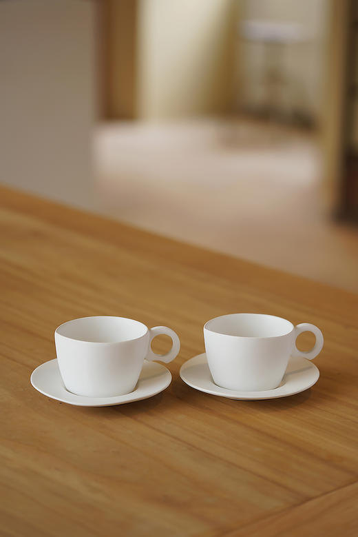 安藤雅信&百草生活11｜13｜15白釉咖啡套杯 商品图1