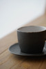 安藤雅信&百草生活17｜19｜21外黑内白咖啡杯套组 商品缩略图8