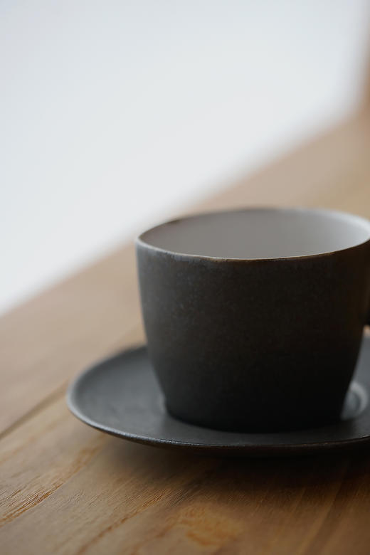安藤雅信&百草生活17｜19｜21外黑内白咖啡杯套组 商品图8