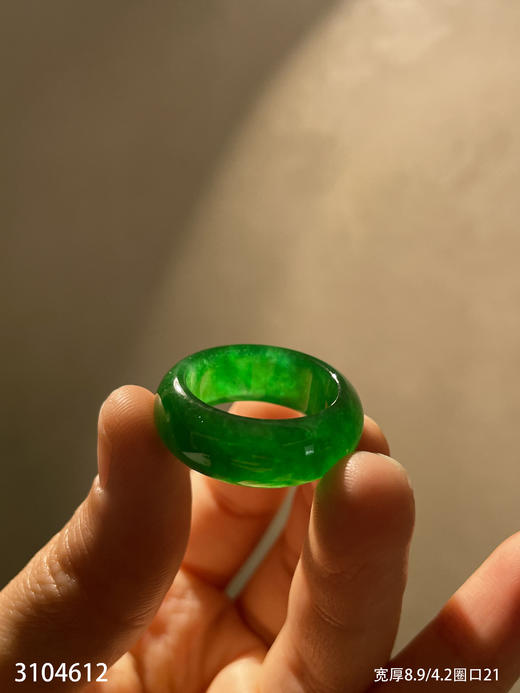帝王绿满色扳指【3104612】具体价格微信咨询 商品图1