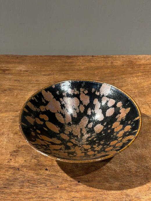 洒褐斑黑釉斗笠型大碗，顺丰包邮 商品图9