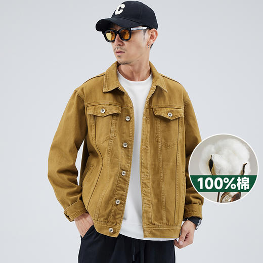 【Q】【新款DQ】大依优型大码牛仔外套新款牛仔衣青年百搭上衣潮款加肥加大胖子 商品图6