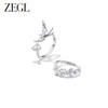 ZEGL设计师飞鸟系列燕子花戒指女925银简约高级感指环开口食指戒 商品缩略图1