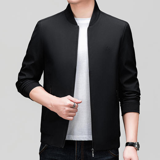 【新款DBJ】大依优型大码棒球领外套夹克加肥加大肥佬休闲上衣男士胖子商务 商品图0