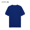 Lacoste法国鳄鱼男装新款拼接翻领商务休闲宽松Polo衫短袖PH7369-10 商品缩略图1