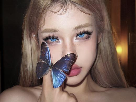 bacatcon 美瞳半年抛 荧光水母 直径14.2mm 着色13.5mm 商品图0