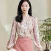 【印花衬衫】2026春季新款时尚优雅减龄简约百搭衬衣0395 商品缩略图1