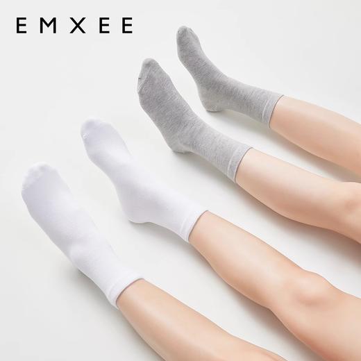 【一次性用品】嫚熙纯棉一次性袜子男女款压缩便携旅行中筒短袜防臭军训出差日抛 商品图2