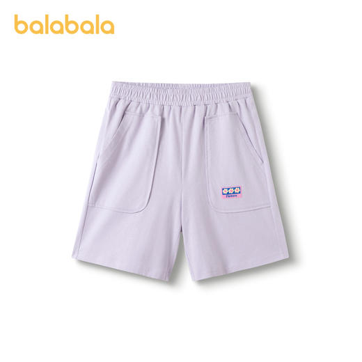 巴拉巴拉童装女童新款裤子夏款儿童短裤中大童五分速干运动裤 商品图4