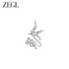 ZEGL设计师飞鸟系列燕子925银耳环女耳夹耳骨夹高级感2024耳饰品 商品缩略图2